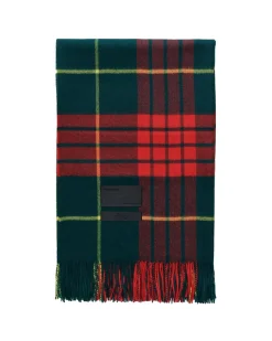 Queen blanket - Scottish green tartan fra<Magniberg Best