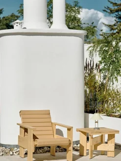 Quilted sædehynde til Crate Loungechair, Beige fra<HAY Best