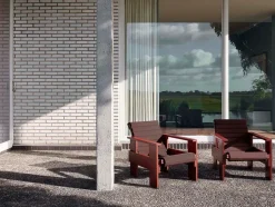 Quilted sædehynde til Crate Loungechair, Iron Red fra<HAY Hot