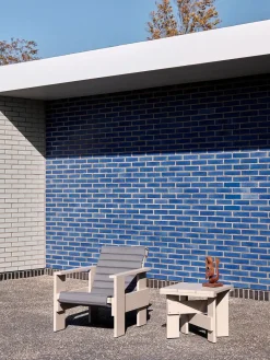 Quilted sædehynde til Crate Loungechair, Sky Grey fra<HAY Best