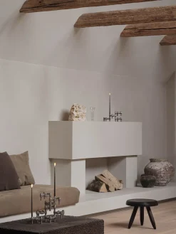 Quist Lysestage, børstet krom fra<STOFF Nagel Sale