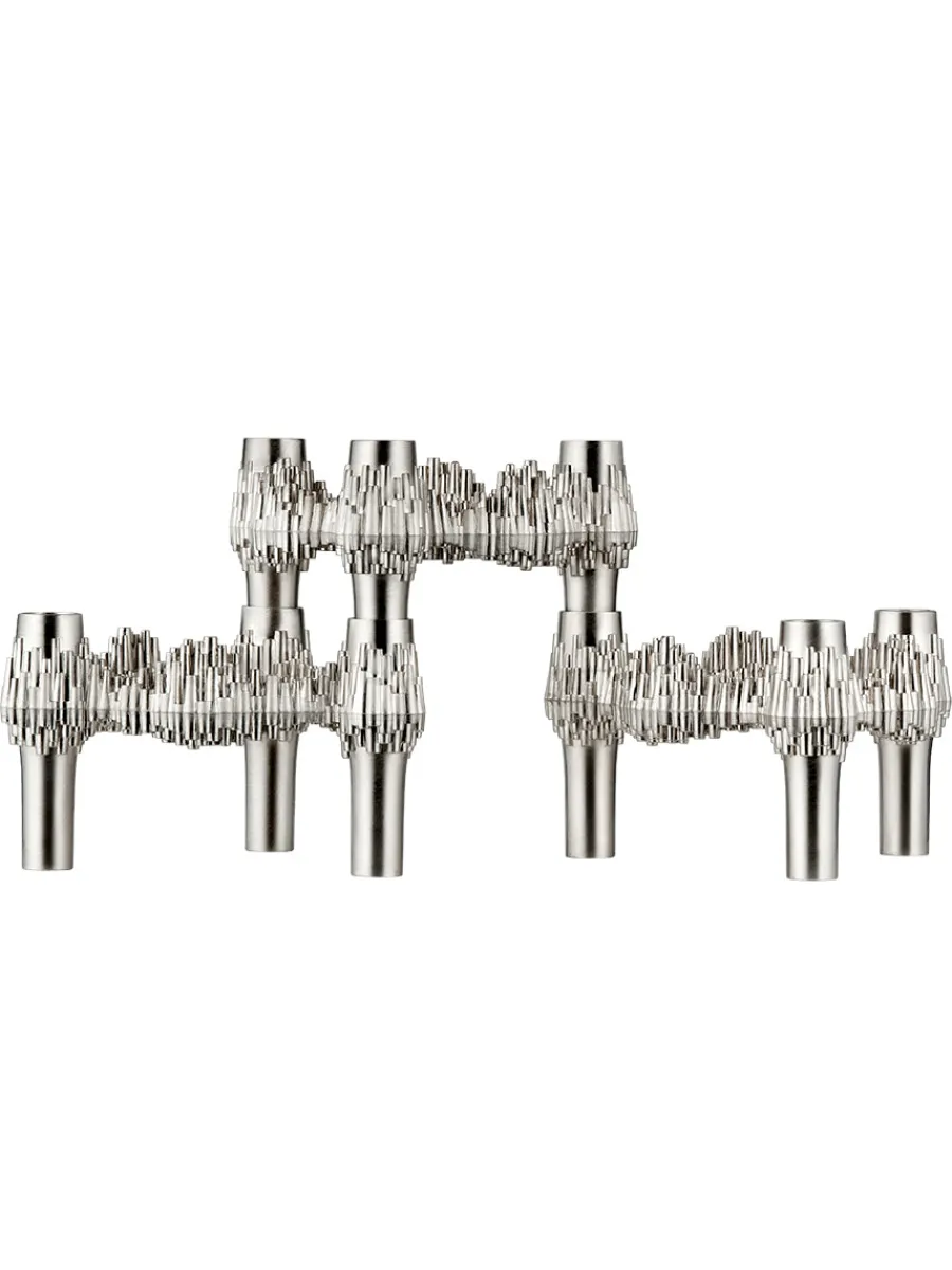 Quist Lysestage, børstet krom fra<STOFF Nagel Sale