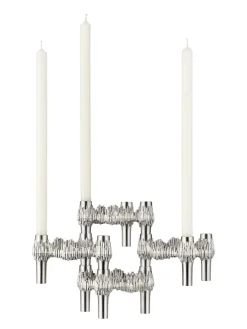 Quist Lysestage, børstet krom fra<STOFF Nagel Sale