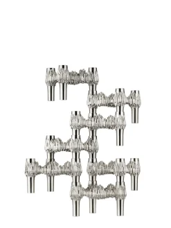 Quist Lysestage, børstet krom fra<STOFF Nagel Sale