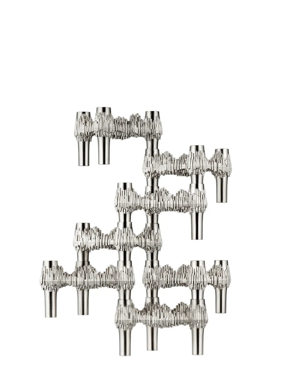 Quist Lysestage, børstet krom fra<STOFF Nagel Sale