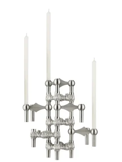 Quist Lysestage, børstet krom fra<STOFF Nagel Sale