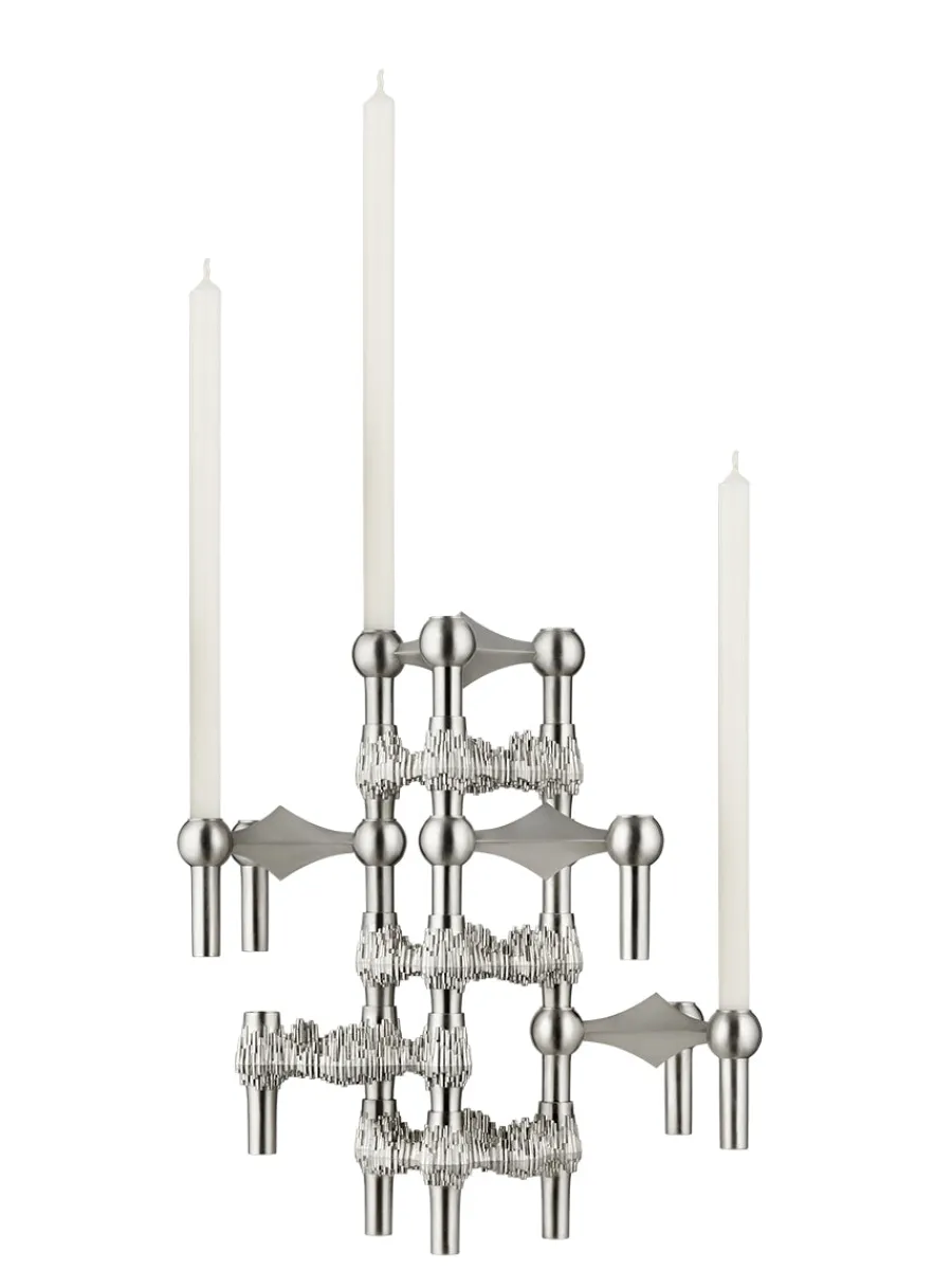 Quist Lysestage, børstet krom fra<STOFF Nagel Sale