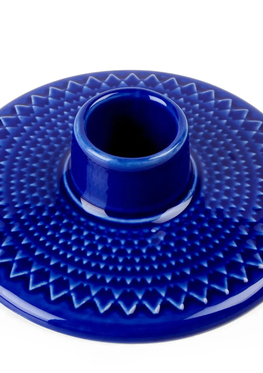 Rhombe Kronelysestage fra<Lyngby Porcelæn Discount