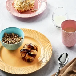 Rhombe krus, turkis fra<Lyngby Porcelæn Hot