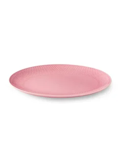 Rhombe oval fad, rosa fra<Lyngby Porcelæn Discount