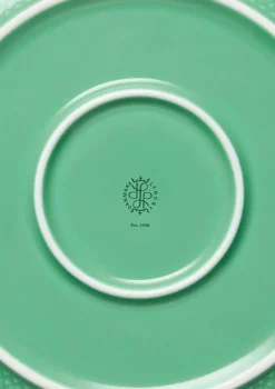 Rhombe serveringsskål, grøn fra<Lyngby Porcelæn Online