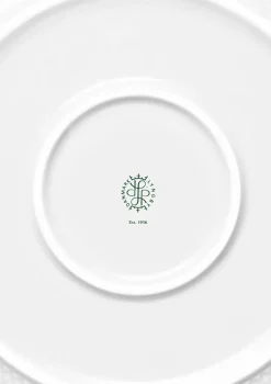 Rhombe serveringsskål, hvid fra<Lyngby Porcelæn