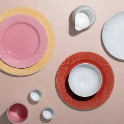 Rhombe tallerken, blå Ø27 cm fra<Lyngby Porcelæn Sale