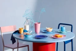 Rhombe tallerken, mørk blå Ø23 cm fra<Lyngby Porcelæn Best