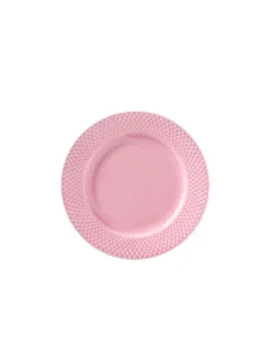 Rhombe tallerken, rosa Ø21 cm fra<Lyngby Porcelæn Best
