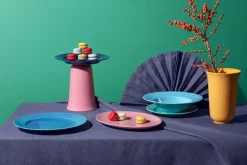 Rhombe vase, gul fra<Lyngby Porcelæn Hot