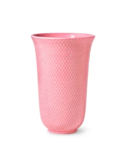 Rhombe vase, rosa fra<Lyngby Porcelæn Outlet