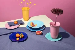 Rhombe vase, rosa fra<Lyngby Porcelæn Outlet