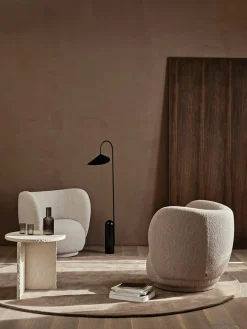 Rico Lounge Chair, soft bouclé fra<Ferm Living Best