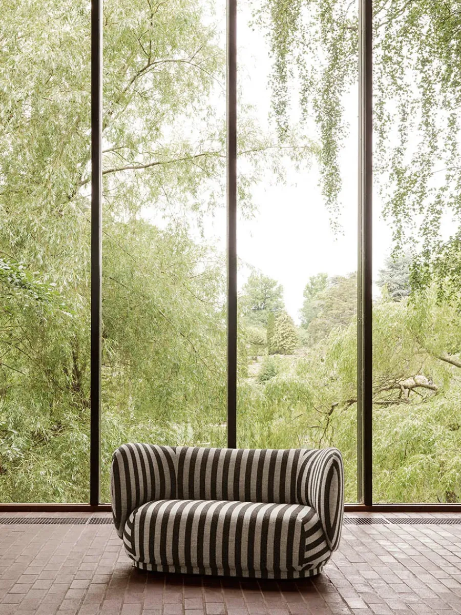 Rico Sofa 2-seater Cilla Taupe fra<Ferm Living Clearance