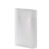 Ridge Vase, white frosted glass fra<Muuto Best