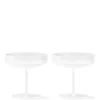 Ripple Champagne Saucers Frosted, sæt á 2 fra<Ferm Living Best