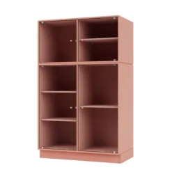 Ripple III Vitrineskab, inkl. sokkel fra<Montana Outlet