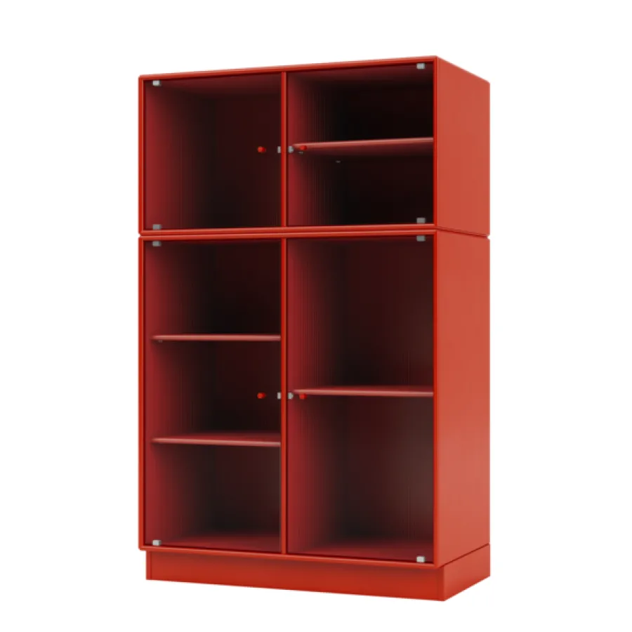 Ripple III Vitrineskab, inkl. sokkel fra<Montana Outlet