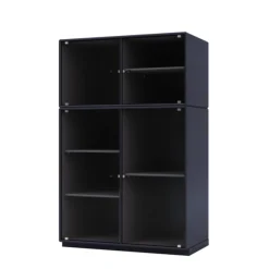 Ripple III Vitrineskab, inkl. sokkel fra<Montana Outlet