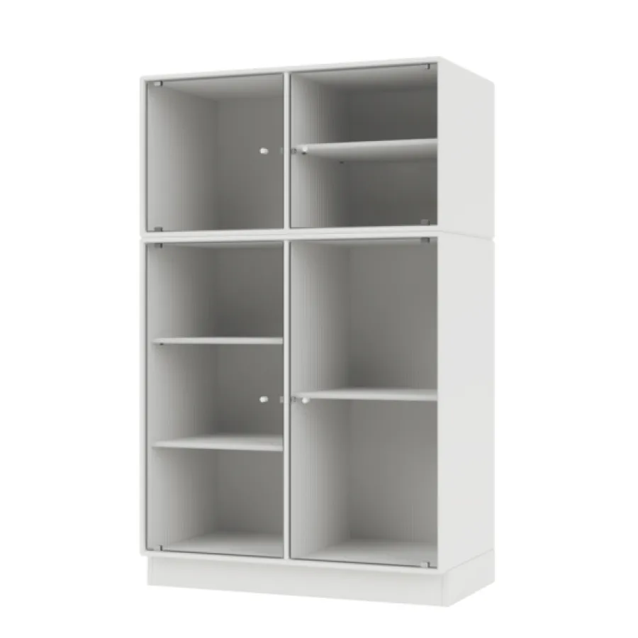 Ripple III Vitrineskab, inkl. sokkel fra<Montana Outlet