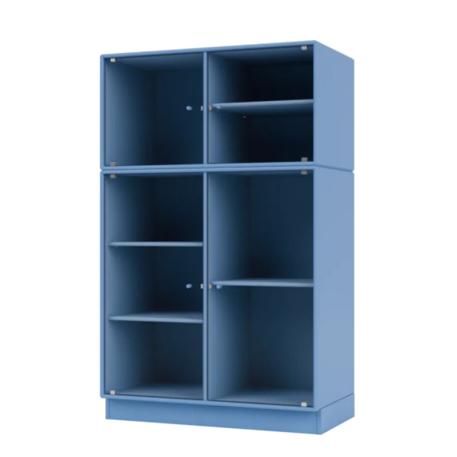 Ripple III Vitrineskab, inkl. sokkel fra<Montana Outlet