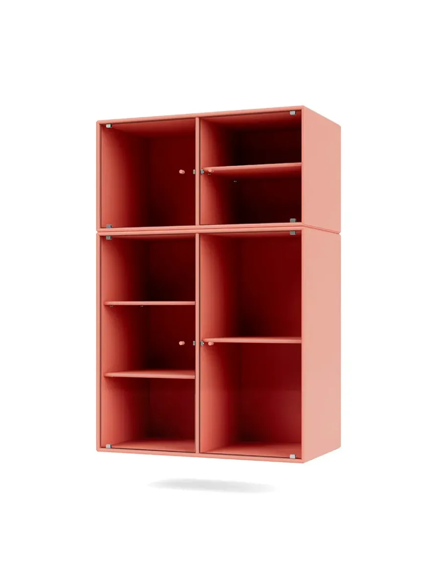 Ripple III Vitrineskab, inkl. sokkel fra<Montana Outlet