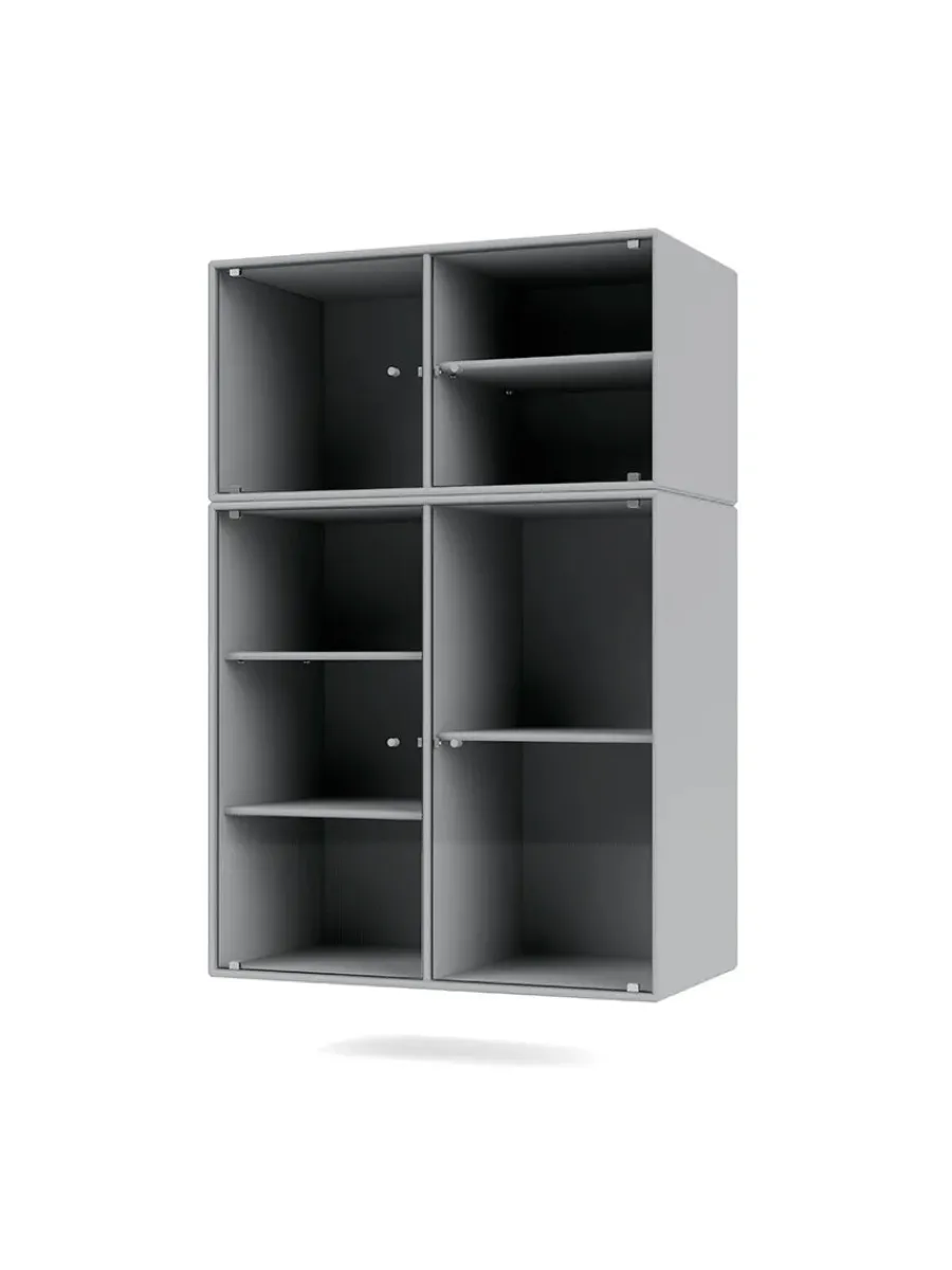 Ripple III Vitrineskab, inkl. sokkel fra<Montana Outlet