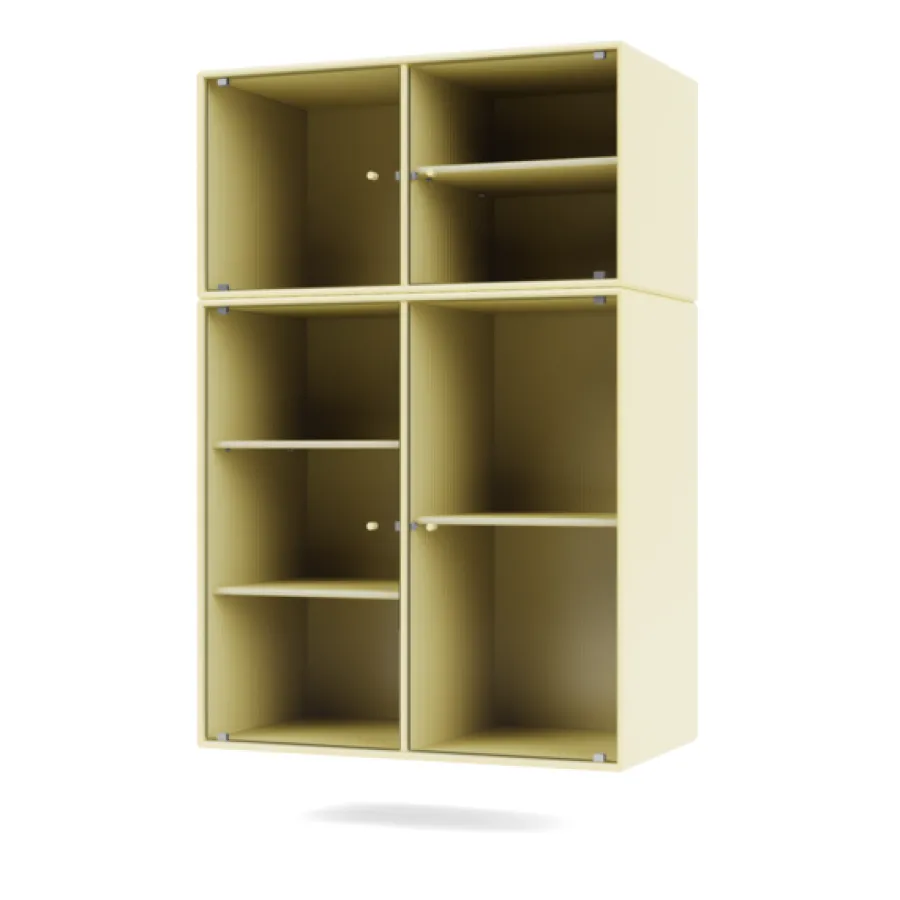 Ripple III Vitrineskab, inkl. sokkel fra<Montana Outlet