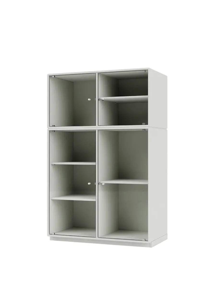 Ripple III Vitrineskab, inkl. sokkel fra<Montana Outlet