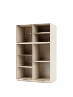 Ripple III Vitrineskab, inkl. sokkel fra<Montana Outlet