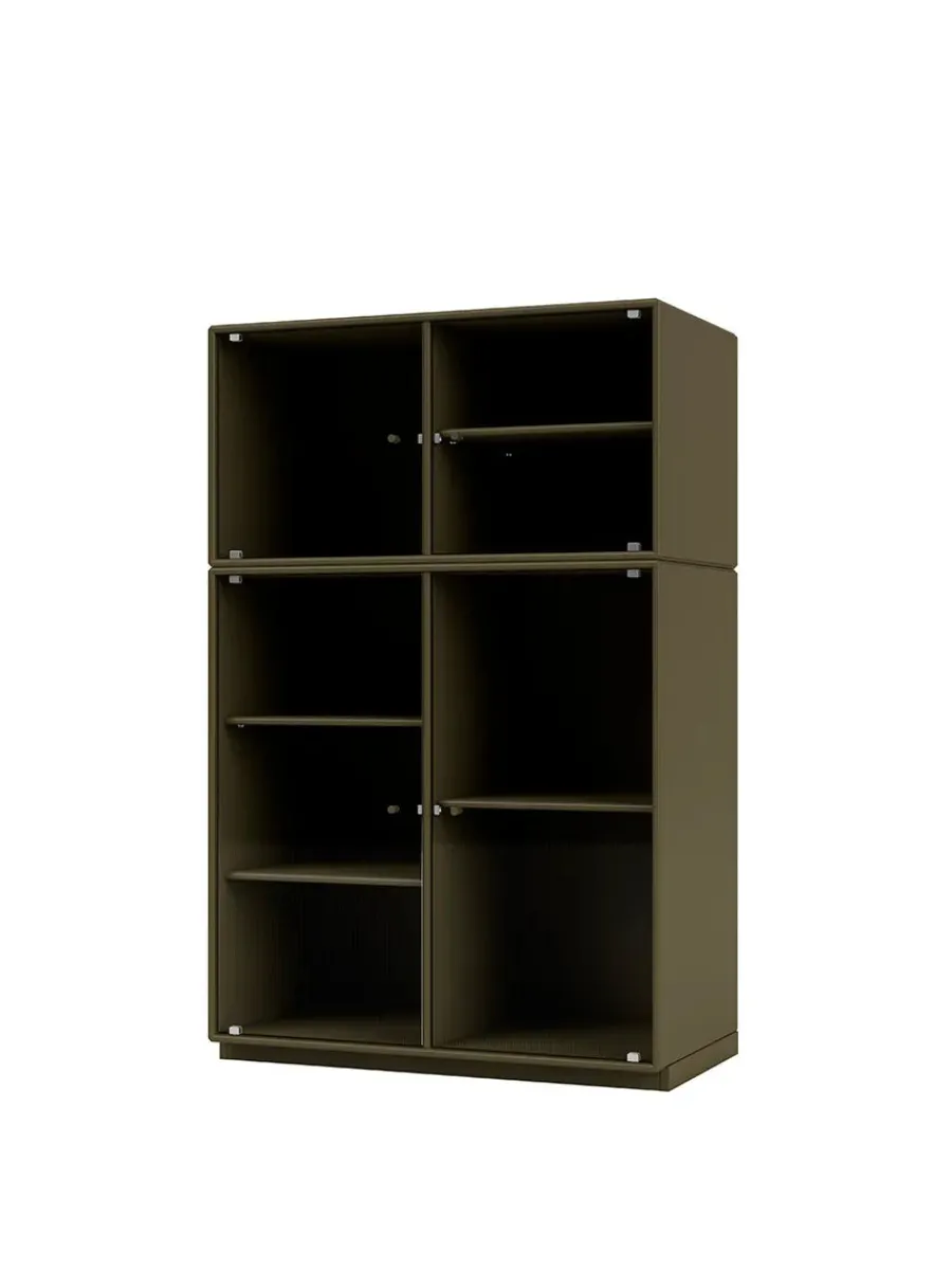 Ripple III Vitrineskab, inkl. sokkel fra<Montana Outlet