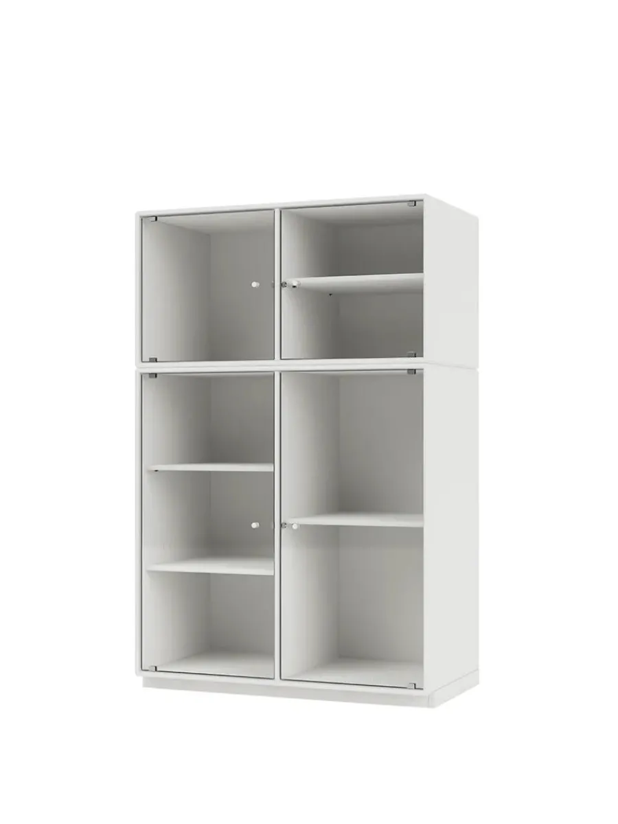 Ripple III Vitrineskab, inkl. sokkel fra<Montana Outlet