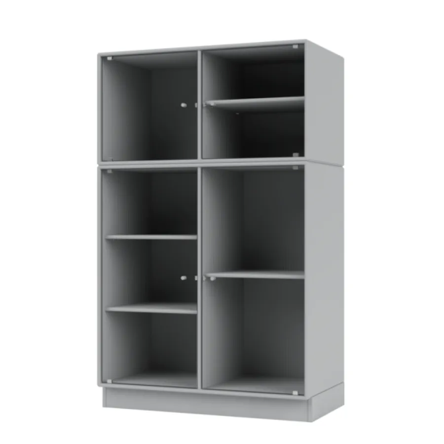 Ripple III Vitrineskab, inkl. sokkel fra<Montana Outlet