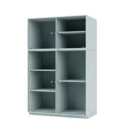 Ripple III Vitrineskab, inkl. sokkel fra<Montana Outlet