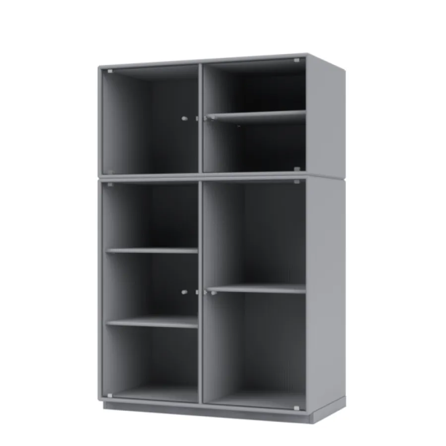 Ripple III Vitrineskab, inkl. sokkel fra<Montana Outlet