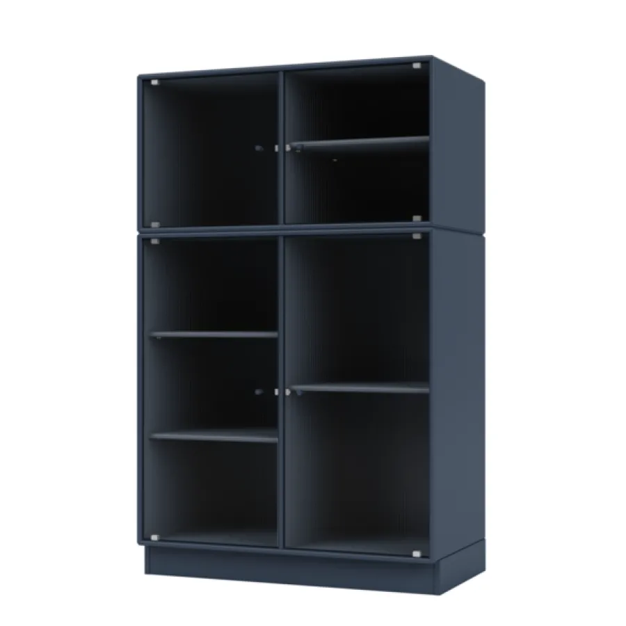 Ripple III Vitrineskab, inkl. sokkel fra<Montana Outlet