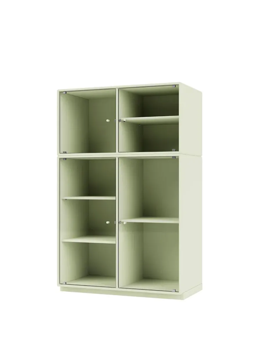 Ripple III Vitrineskab, inkl. sokkel fra<Montana Outlet