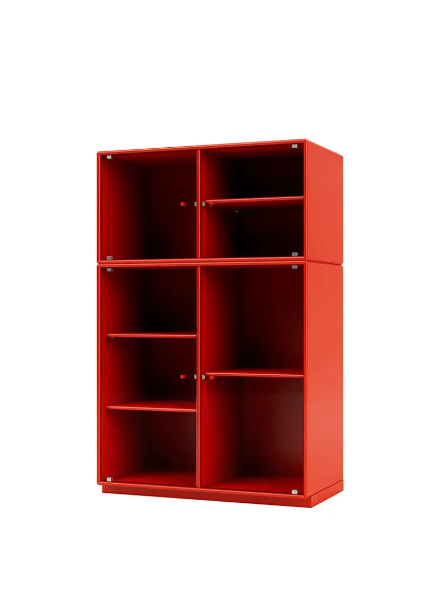 Ripple III Vitrineskab, inkl. sokkel fra<Montana Outlet