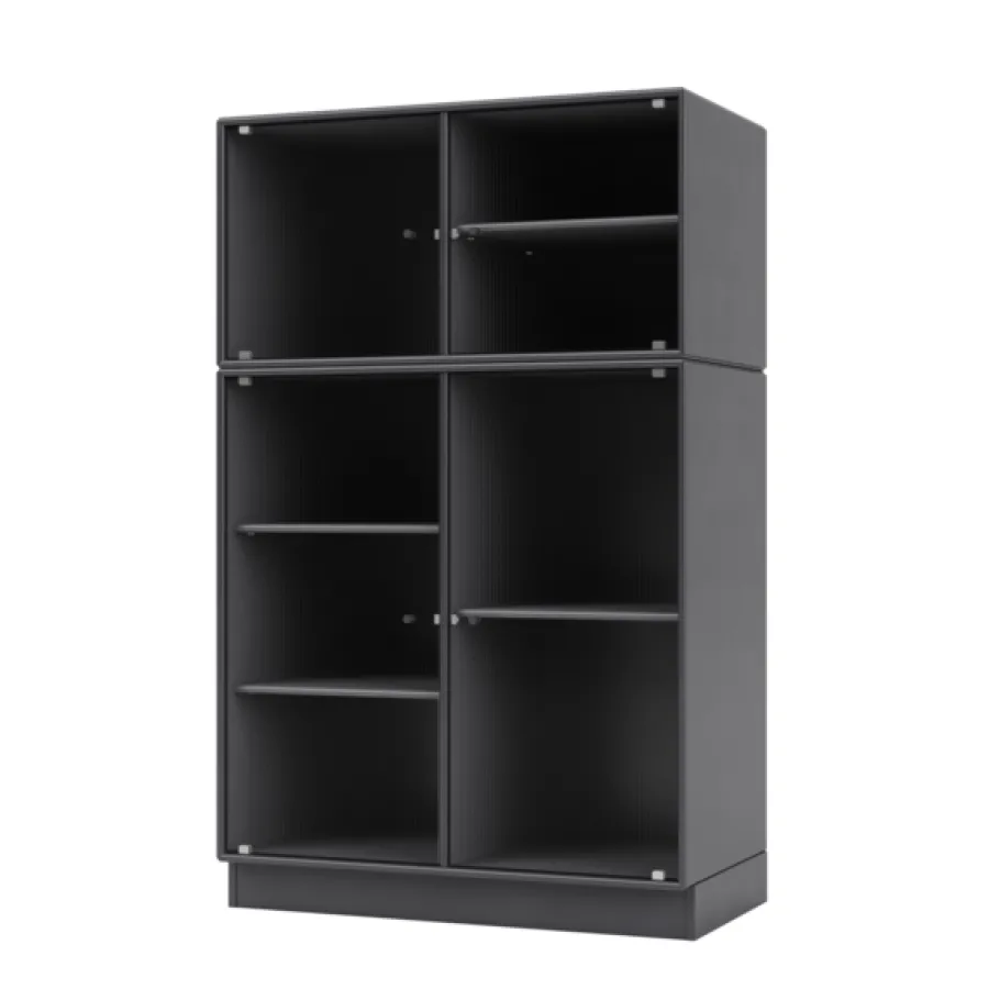 Ripple III Vitrineskab, inkl. sokkel fra<Montana Outlet