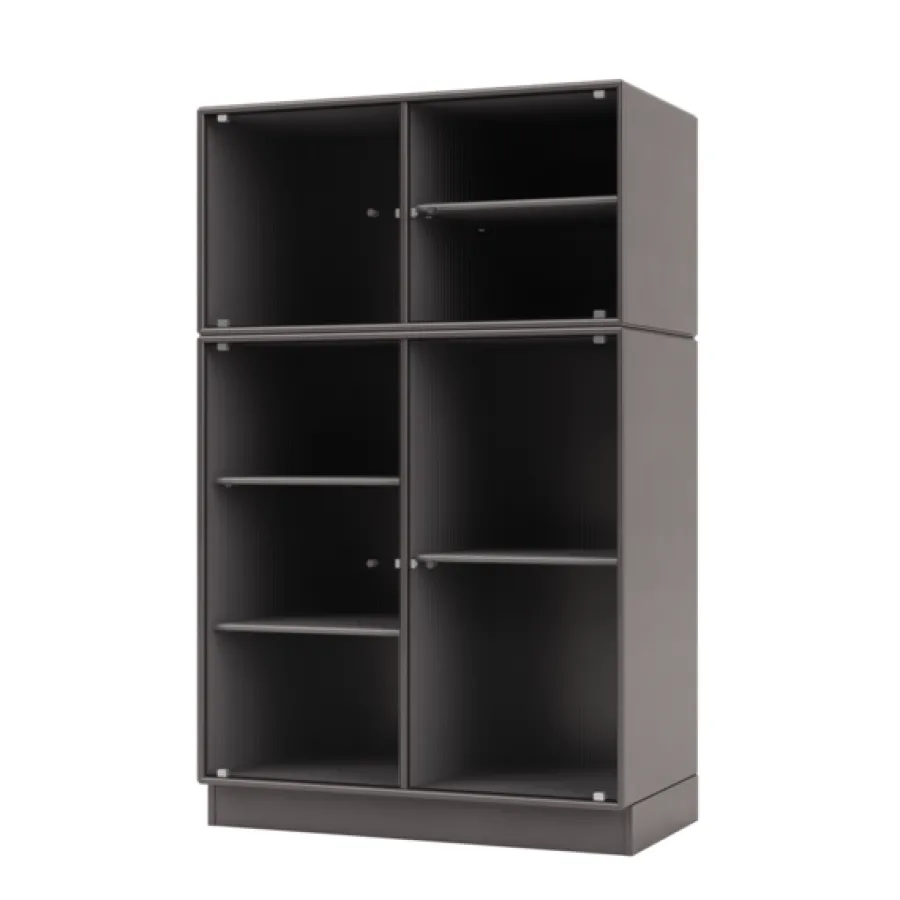 Ripple III Vitrineskab, inkl. sokkel fra<Montana Outlet