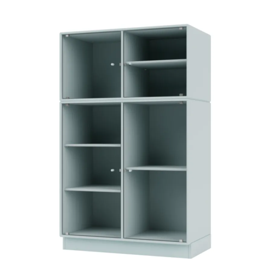 Ripple III Vitrineskab, inkl. sokkel fra<Montana Outlet