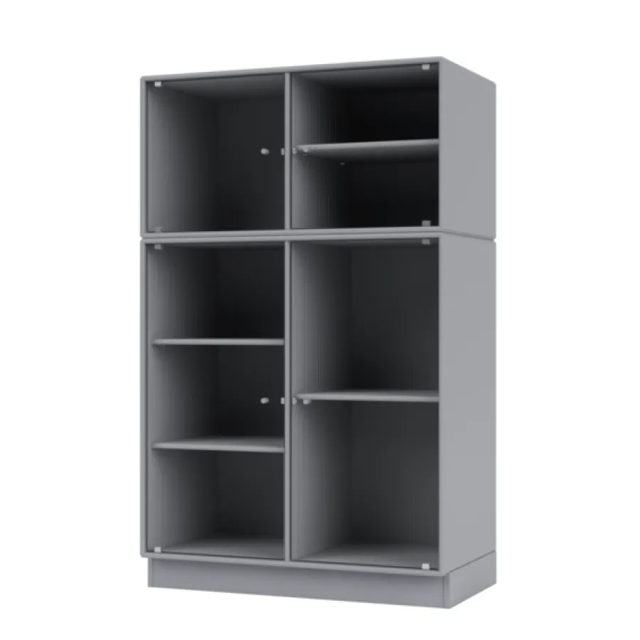 Ripple III Vitrineskab, inkl. sokkel fra<Montana Outlet