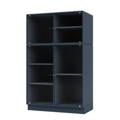 Ripple III Vitrineskab, inkl. sokkel fra<Montana Outlet