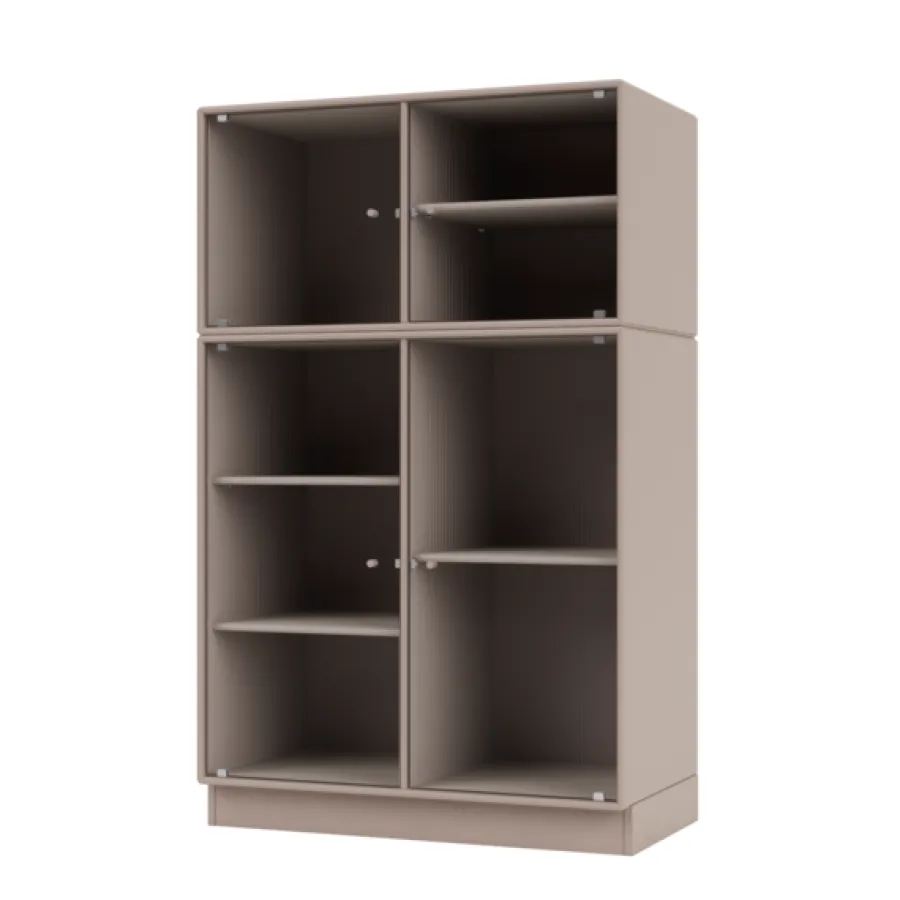 Ripple III Vitrineskab, inkl. sokkel fra<Montana Outlet